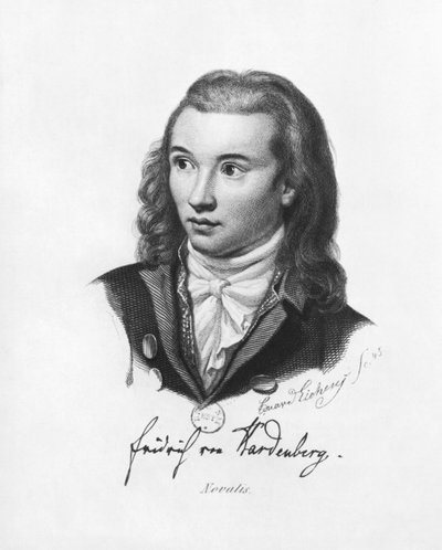 Novalis (1772-1801) by Friedrich Eduard Eichens